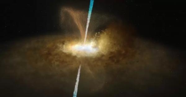 Астрономы обнаружили сверхмассивную черную дыру внутри космической пыли - Life