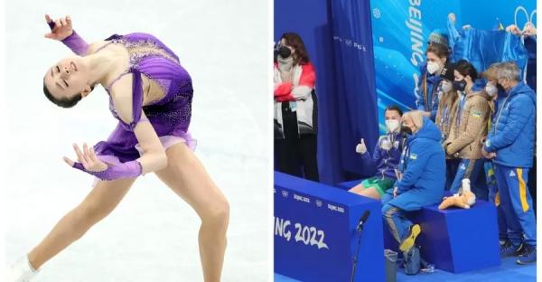 Олимпиада2022: триумфальному выступлению Камилы Валиевой аплодировали стоя все команды  кроме сборной Украины  