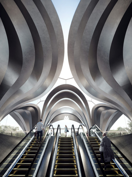 Дизайнеры показали, как будут выглядеть станции метро в Днепре - Life