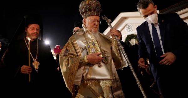 Вселенский Патриарх Варфоломей после пасхального богослужения призвал к прекращению войны в Украине - Life