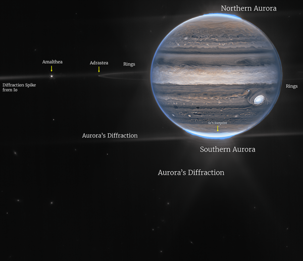  Джеймс Уэбб показал, как на самом деле выглядит Юпитер и спутники - Life