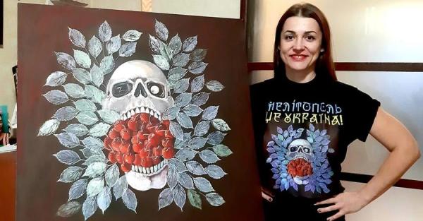 На гильзах, черепах и перьях: как художница из Запорожья отражает любовь к Украине - Life