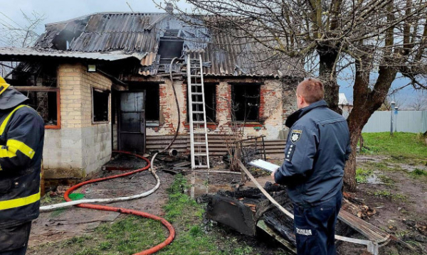 У Лосятині на Білоцерківщині при пожежі в будинку загинув чоловік