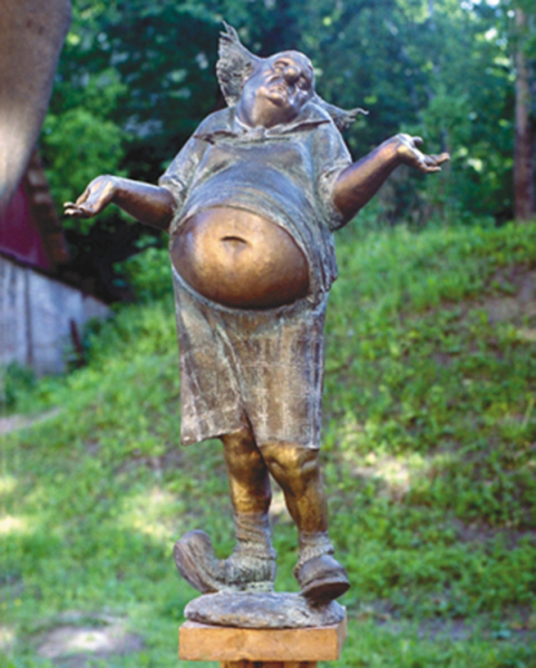 Автор скульптуры из львовского парка Василий Корчевой: Я ее вытесал из гранита – такое не делается по приколу - Life