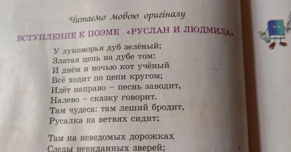 В Ивано-Франковске родители школьников пожаловались на учебник со стихами Пушкина и Лермонтова - Life
