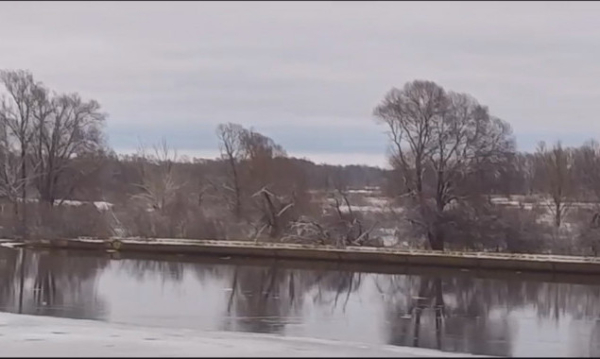 На Чернігівщину по Десні приплив понтонний міст окупантів (відео)