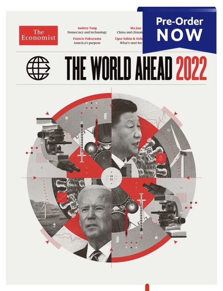Обложка-прогноз The Economist-2022: Мир ждет финансовая битва между США и Китаем - Экономика