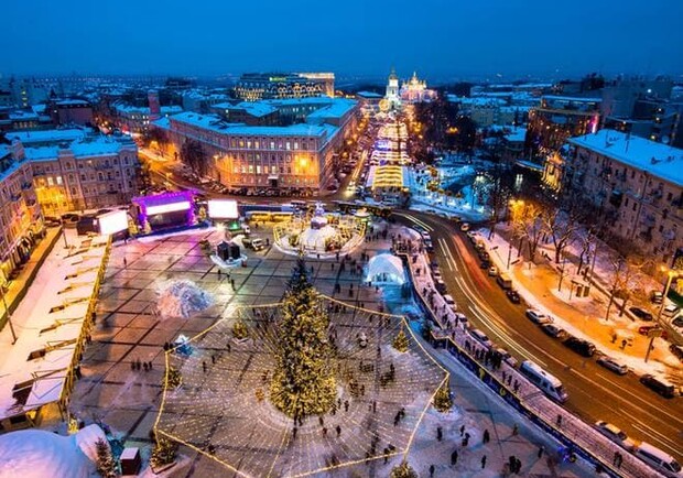  В Киеве засветятся километры новогодних иллюминаций ко Дню Святого Николая 
